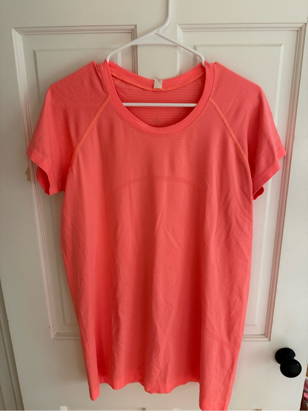lululemon athletica Coral-Pink Short Sleeve Performance Tee